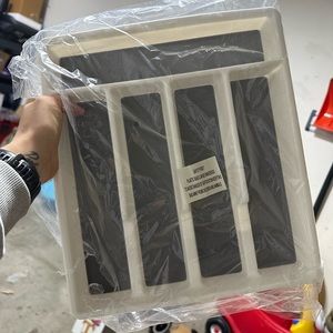 Silverware drawer organizer